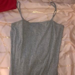 Topshop cute light grey tank dress
